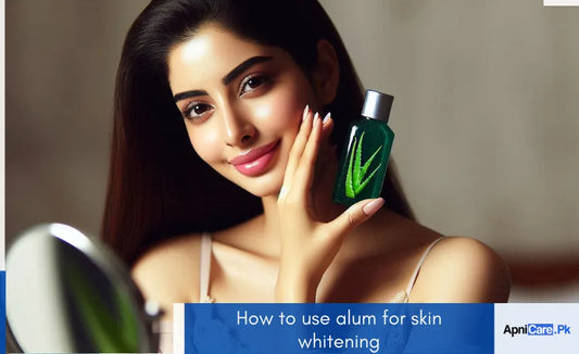 How to use alum for skin whitening