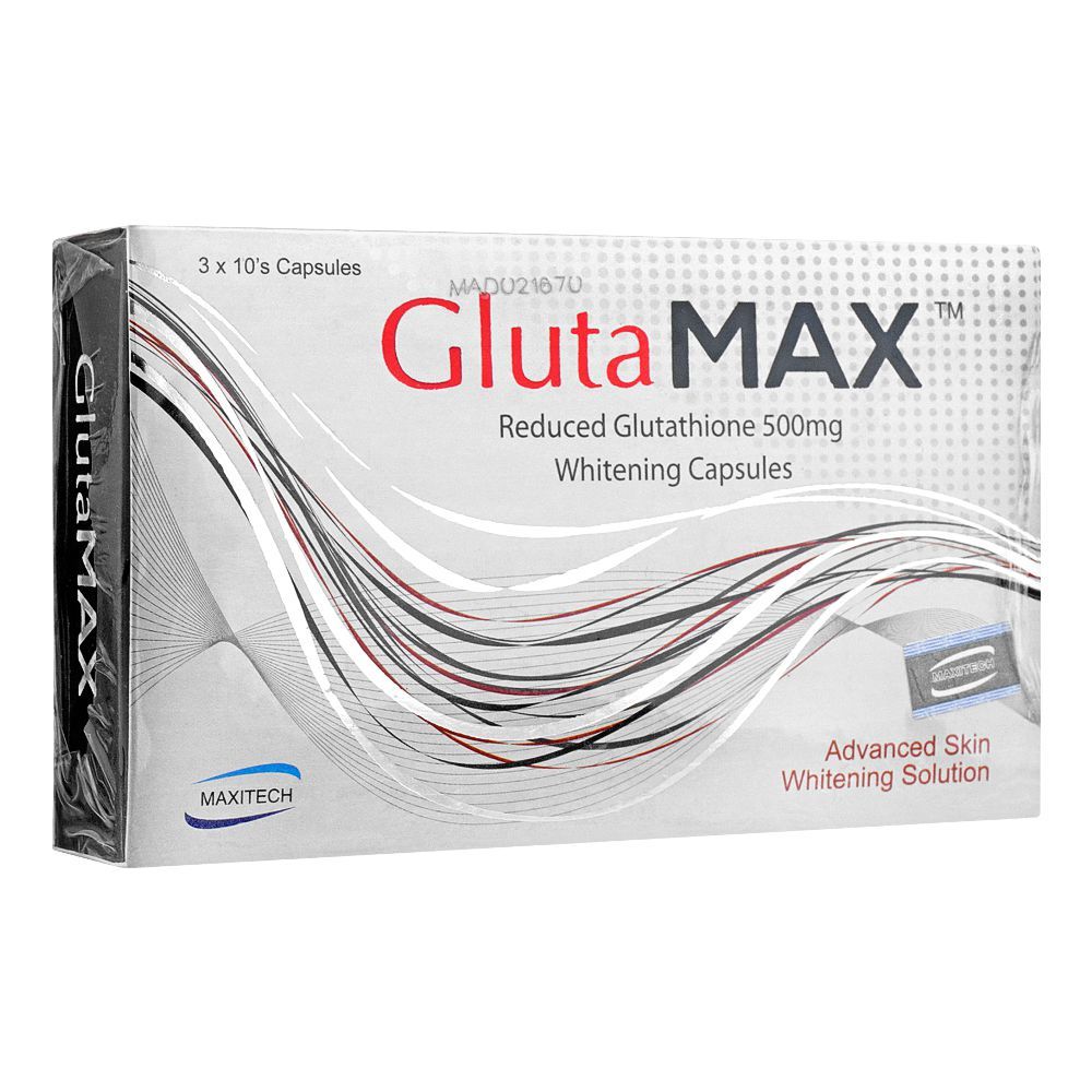 Glutamax Capsule 500mg Price, Uses, Reviews, Side Effects, Benefits ,Whitening Capsule, Buy 100% Original ApniCare.Pk Glutamax Capsule 500mg Price, Uses, Reviews, Side Effects, Benefits ,Whitening Capsule, Buy 100% Original ApniCare.Pk
