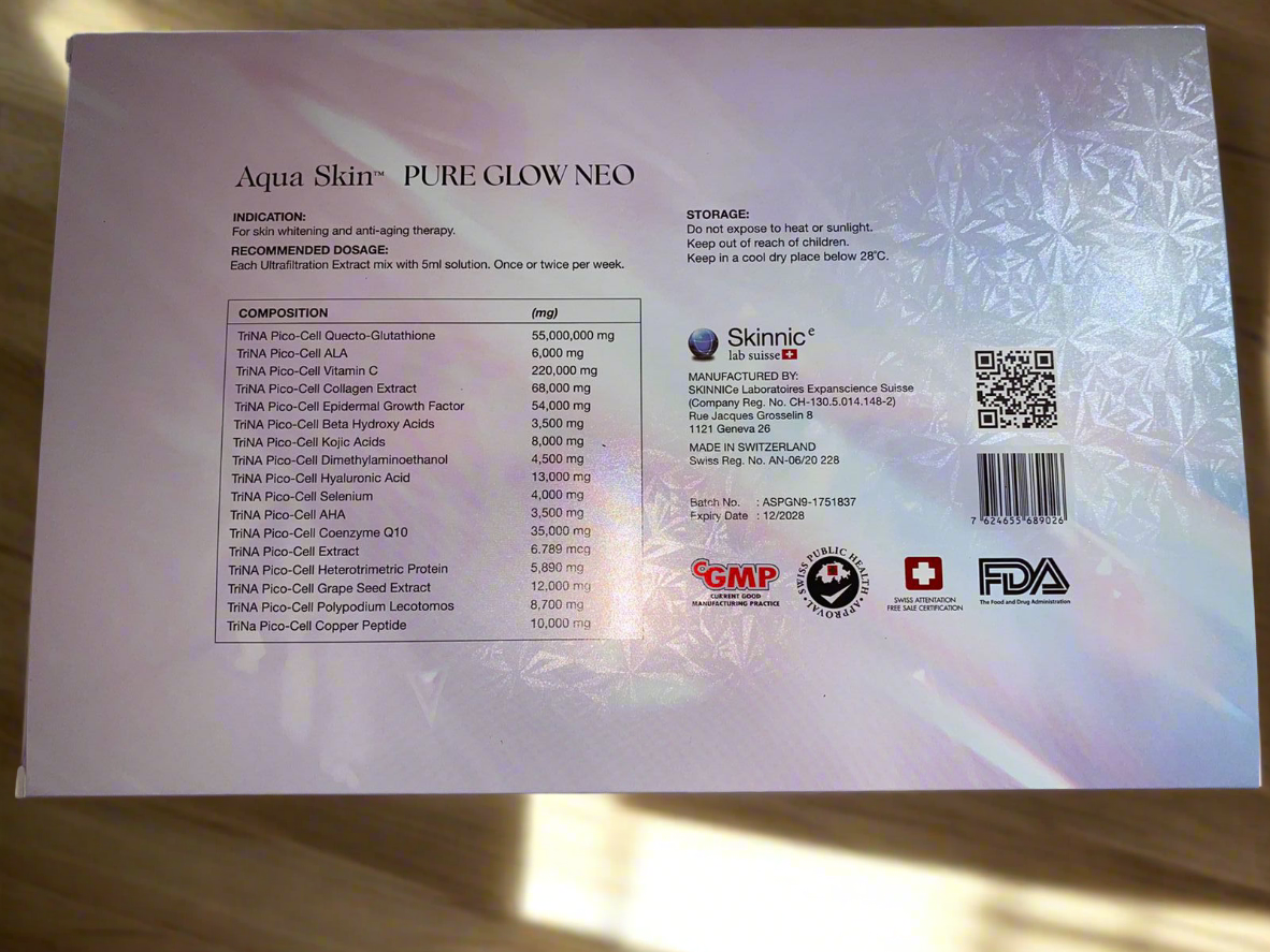 aqua skin pure glow neo injection