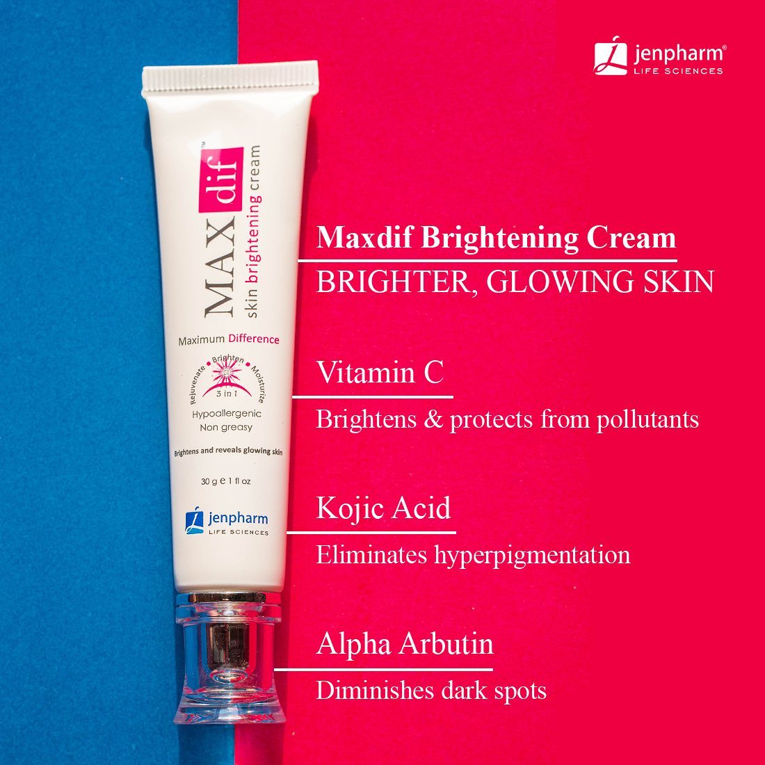 maxdif cream ingredients