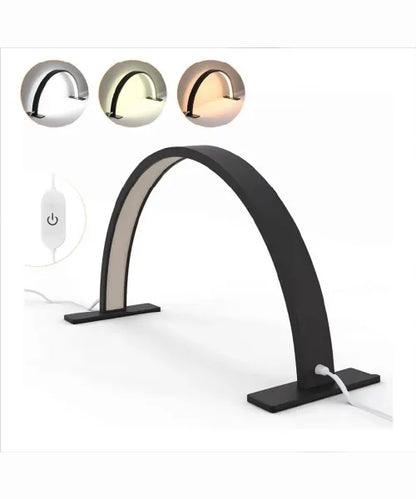 Half Moon Nail Light Table for Salons