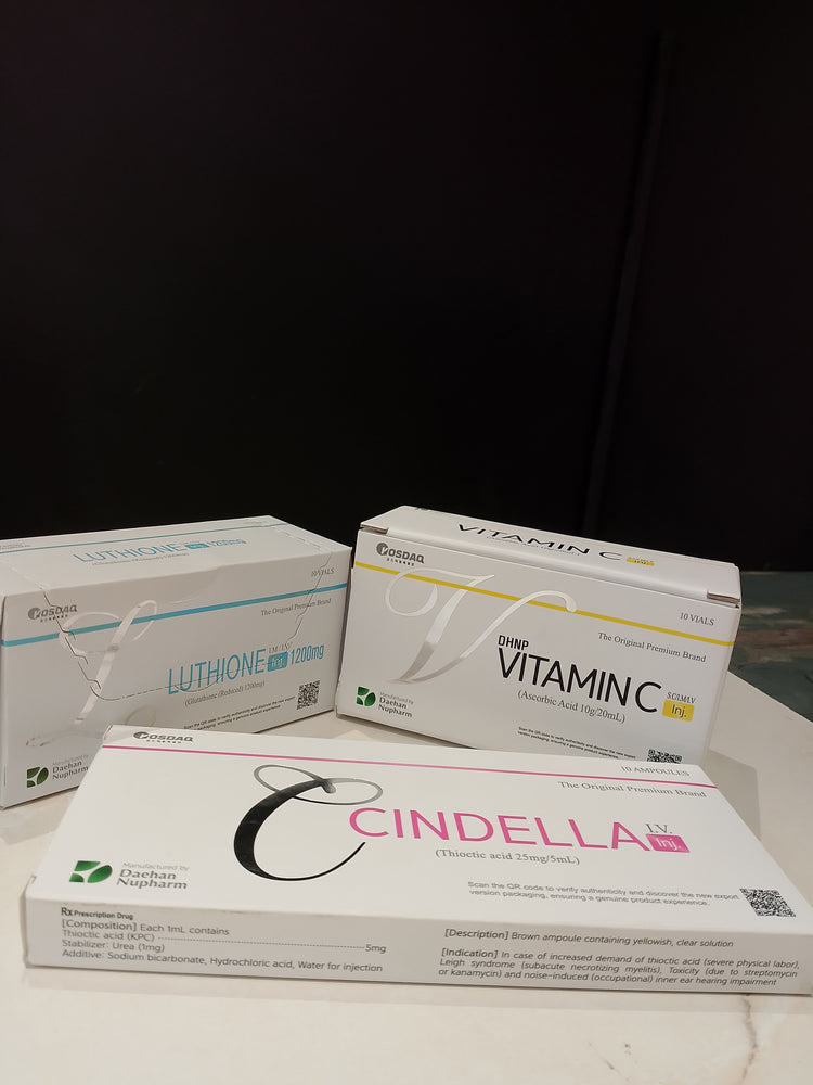 Cindella Korea Whitening Injection - Ascorbic Acid Vitamin C | 10 Session