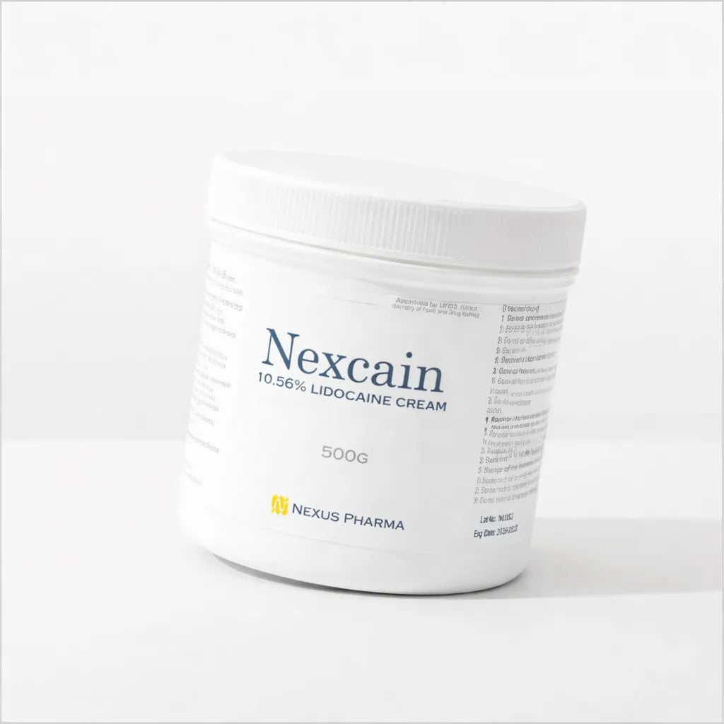 Nexcain Lidocaine Cream Numbing Jar - 10.56% - 500gm