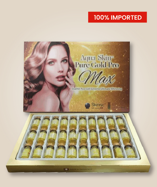 Aqua Skin Pure Gold Pro Max Whitening, Packaging Size: 30 Sessions Per Box